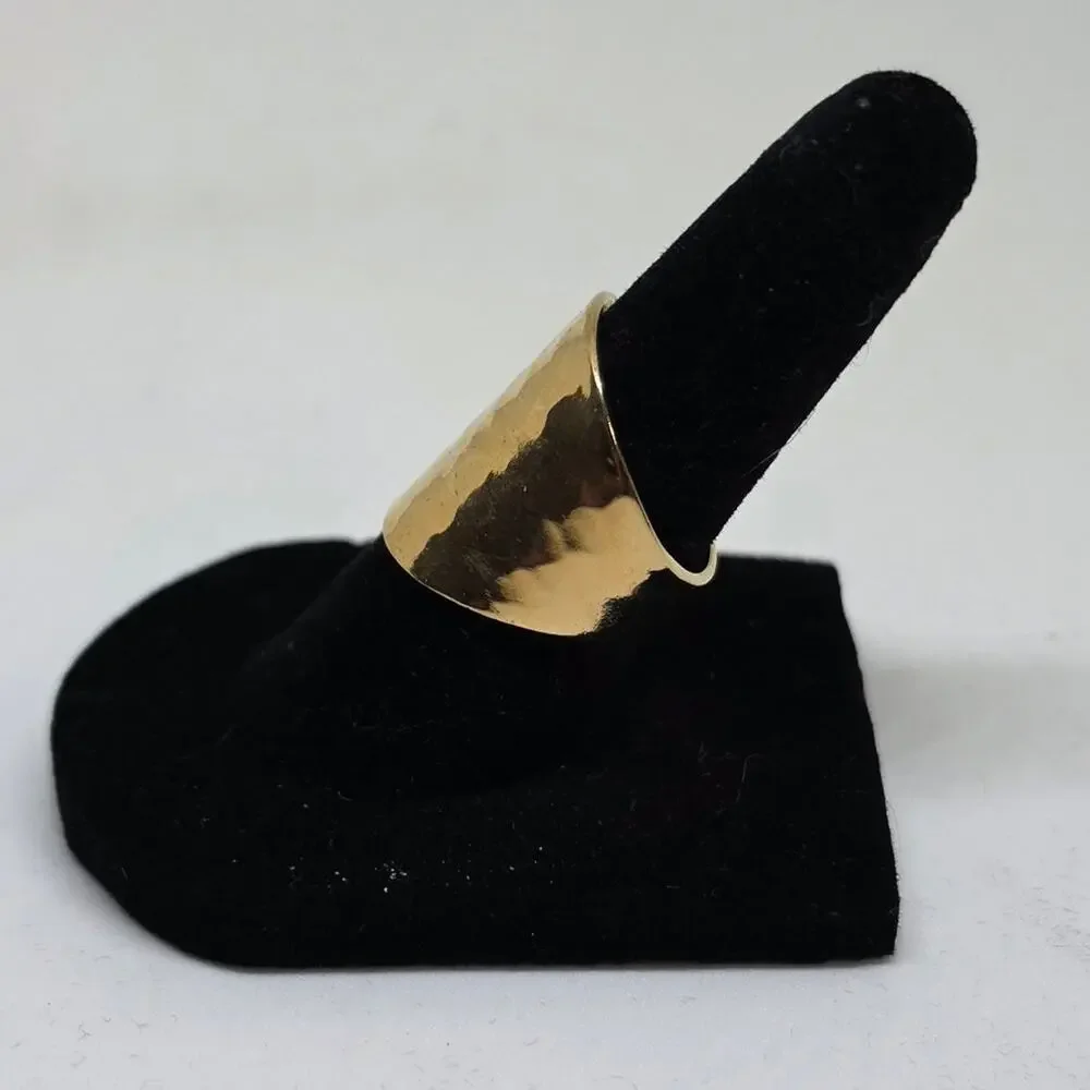 Vtg Park Lane Egyptian Queen Gold Tone Ring SZ 5.5 New in Black Velvet Gift Box